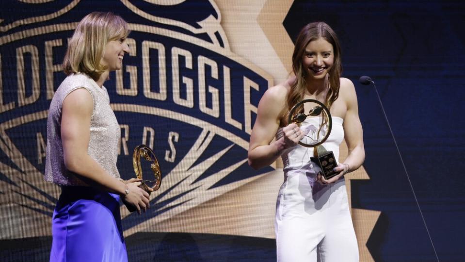 Katie Ledecky, Kate Douglass tie for Swimmer of the Year in Golden