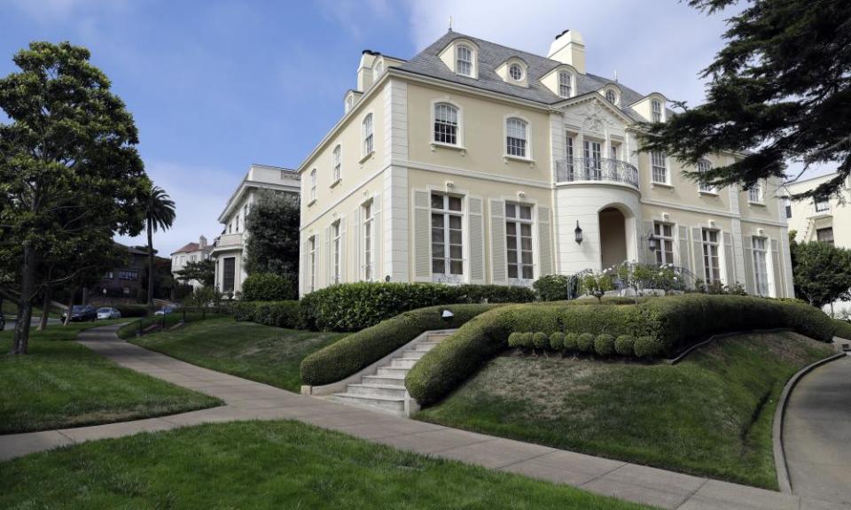A home in the Presidio Terrace. The neighborhood is one of San Francisco’s most expensive and exclusive. 