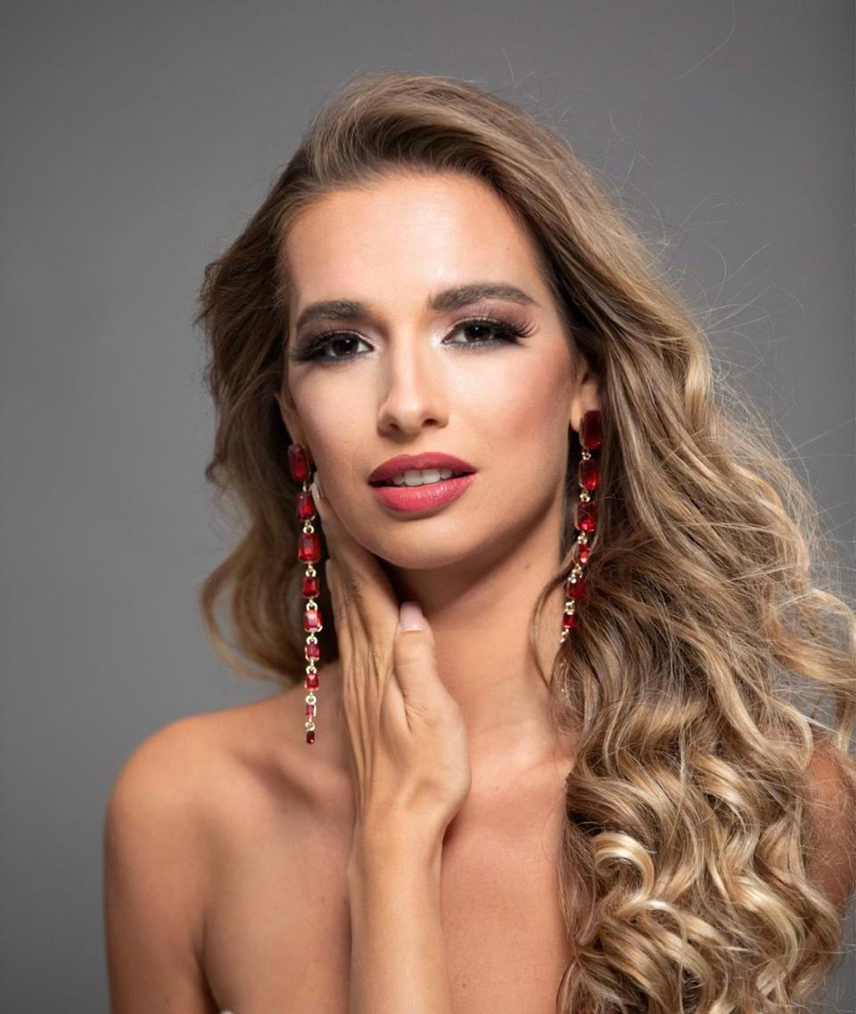 A headshot of Miss Switzerland 2023 Lorena Santen.