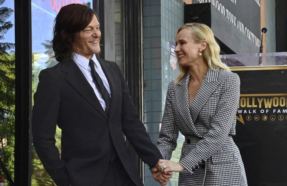 Diane Kruger et Norman Reedus, l’amour comme au premier jour sur Hollywood Boulevard