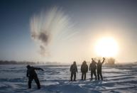 A small household in the village of Oy in Yakutia needs about 10 square metres (108 square feet) of ice for the winter