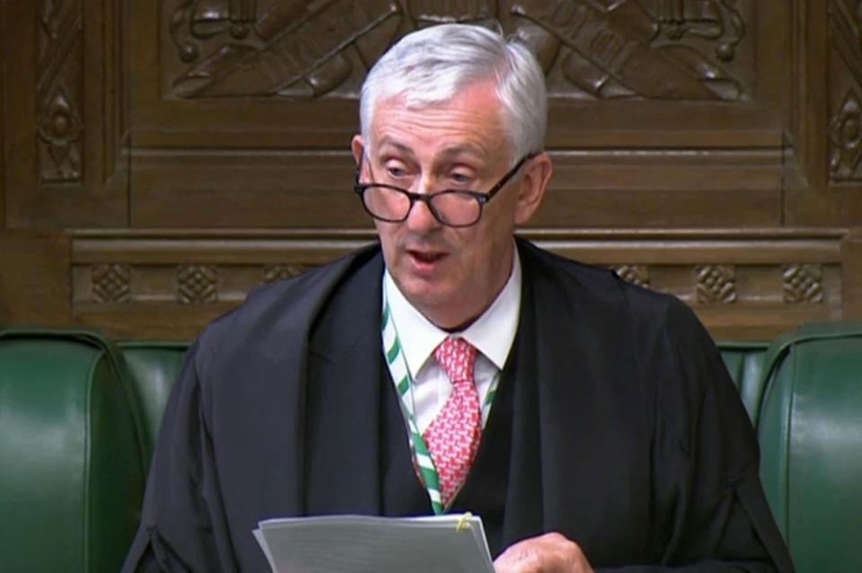 Speaker of the House of Commons Sir Lindsay Hoyle (AFP via Getty Images)