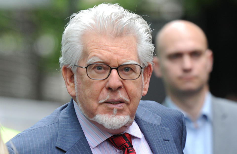 Rolf Harris is suffering from neck cancer credit:Bang Showbiz