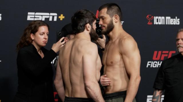 UFC Fight Night 228 weigh-in results: All 22 fighters hit marks in Las  Vegas - Yahoo Sports