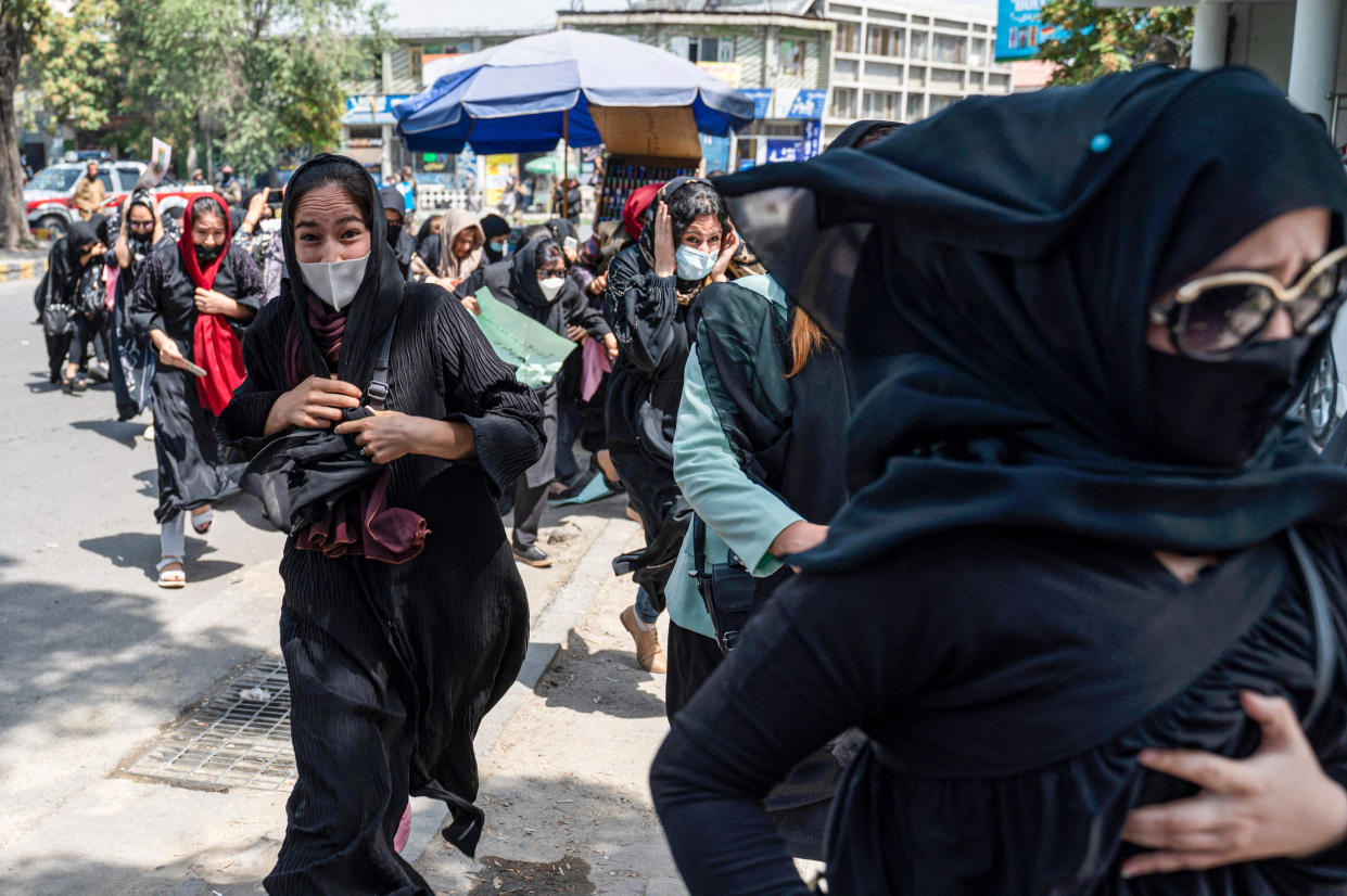 Image: AFGHANISTAN-WOMEN-RIGHTS-PROTEST (Wakil Kohsar / AFP - Getty Images)