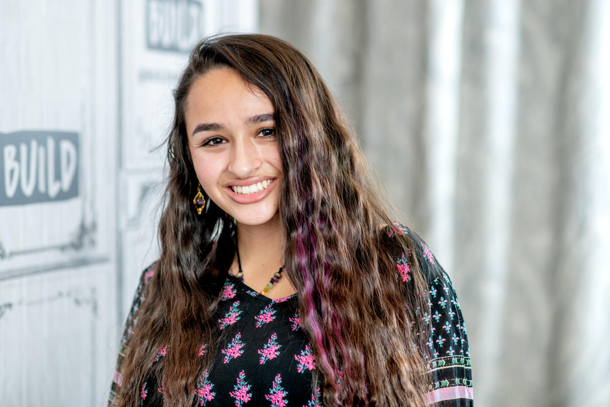 Jazz Jennings protested Florida's “Fairness in Women’s Sports Act” which prevents transgender girls from playing on girls' sports teams. (Photo: Roy Rochlin/Getty Images)