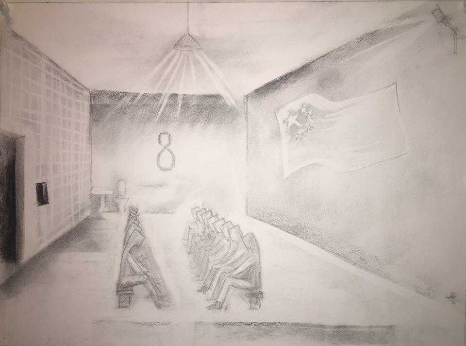 Former detainee depicts the classrooms inside the campsSimina Mistreanu / Roxi Pop