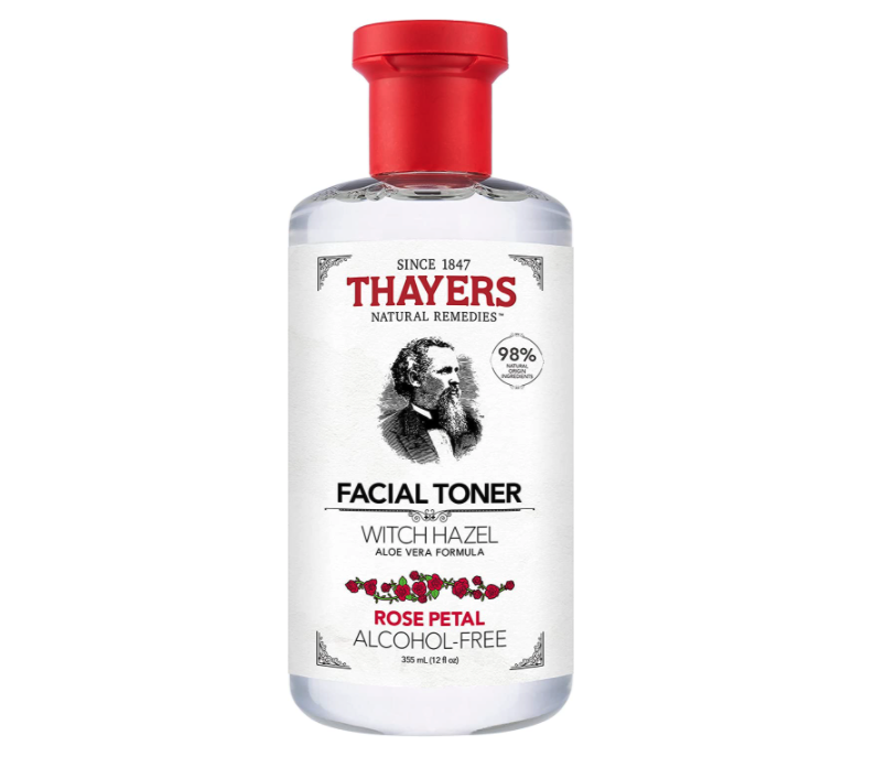 Thayer's Witch Hazel Rose Petal Face Toner. Image via Amazon.