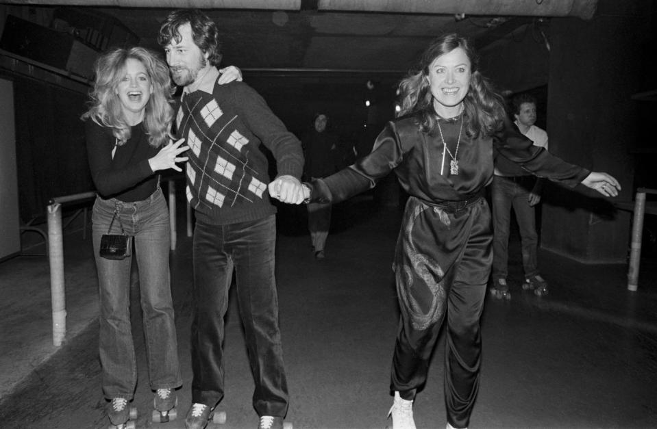 Goldie Hawn and Steven Spielberg, 1980