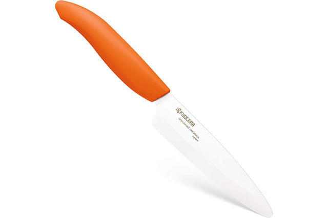 Kyocera's Revolution Ceramic Revolution Series: 8” Professional Ceramic  Chef Knife, Black