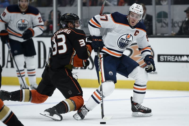 NHL: Edmonton Oilers at Anaheim Ducks