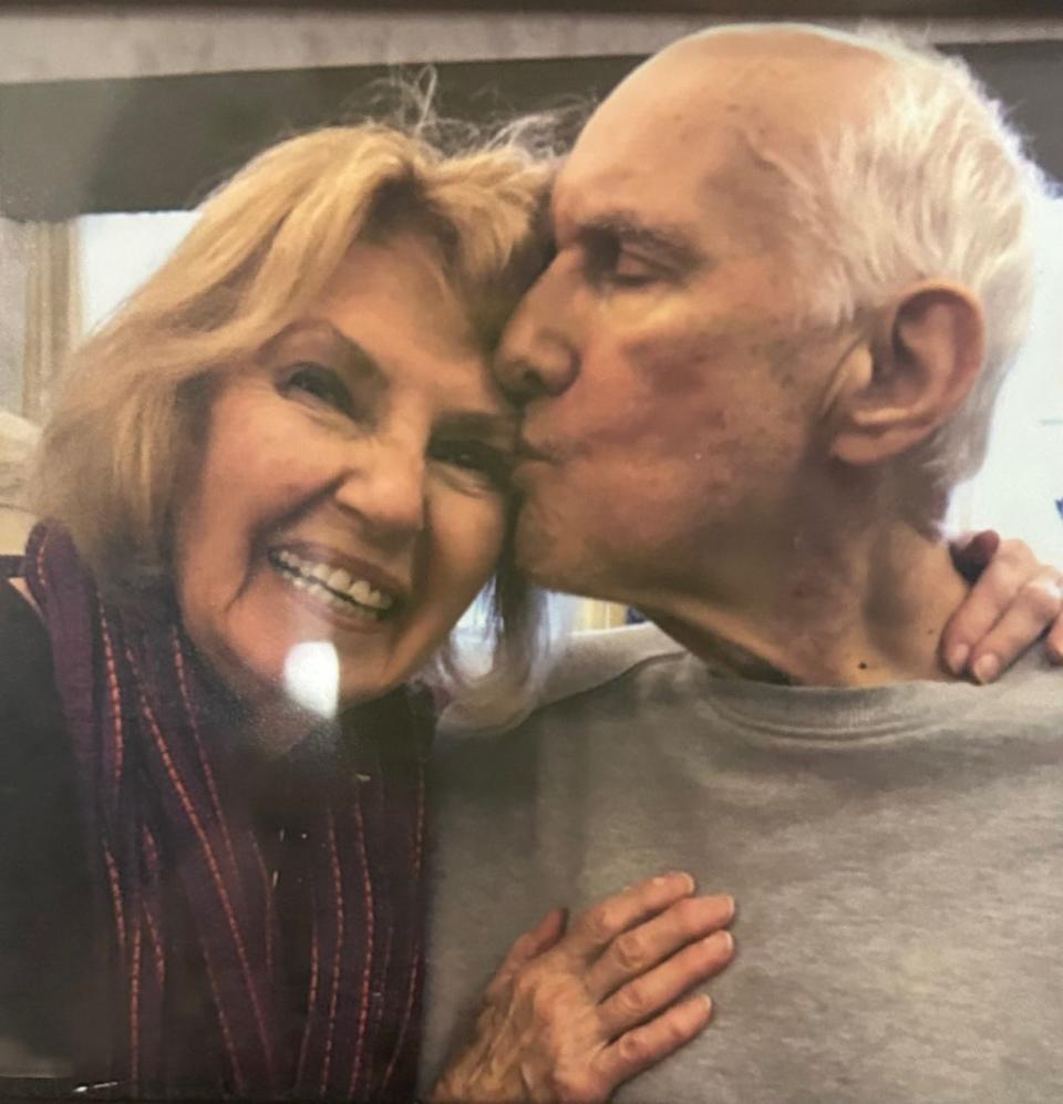 John and Elaine Tressler share a moment last fall.