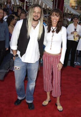 Joseph Reitman and Shannon Elizabeth at the LA premiere of Walt Disney's Pirates Of The Caribbean: The Curse of the Black Pearl