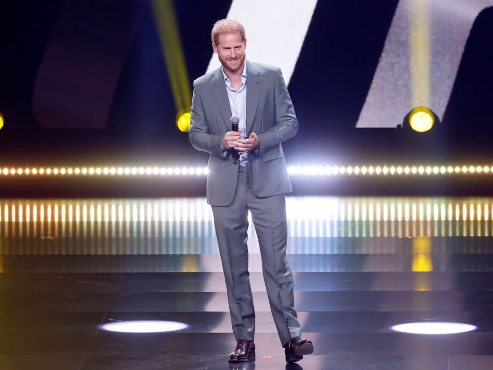 Prinz Harry bei den Invictus Games in Düsseldorf. (Bild: imago/Panama Pictures)