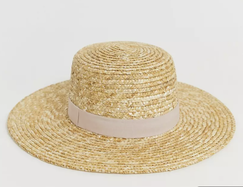 <br><br><strong>ASOS</strong> Natural Straw Easy Boater, $, available at <a href="https://go.skimresources.com/?id=30283X879131&url=https%3A%2F%2Fwww.asos.com%2Fus%2Fasos-design%2Fasos-design-natural-straw-easy-boater-with-size-adjuster-and-light-band%2Fprd%2F10890089" rel="nofollow noopener" target="_blank" data-ylk="slk:ASOS" class="link ">ASOS</a>