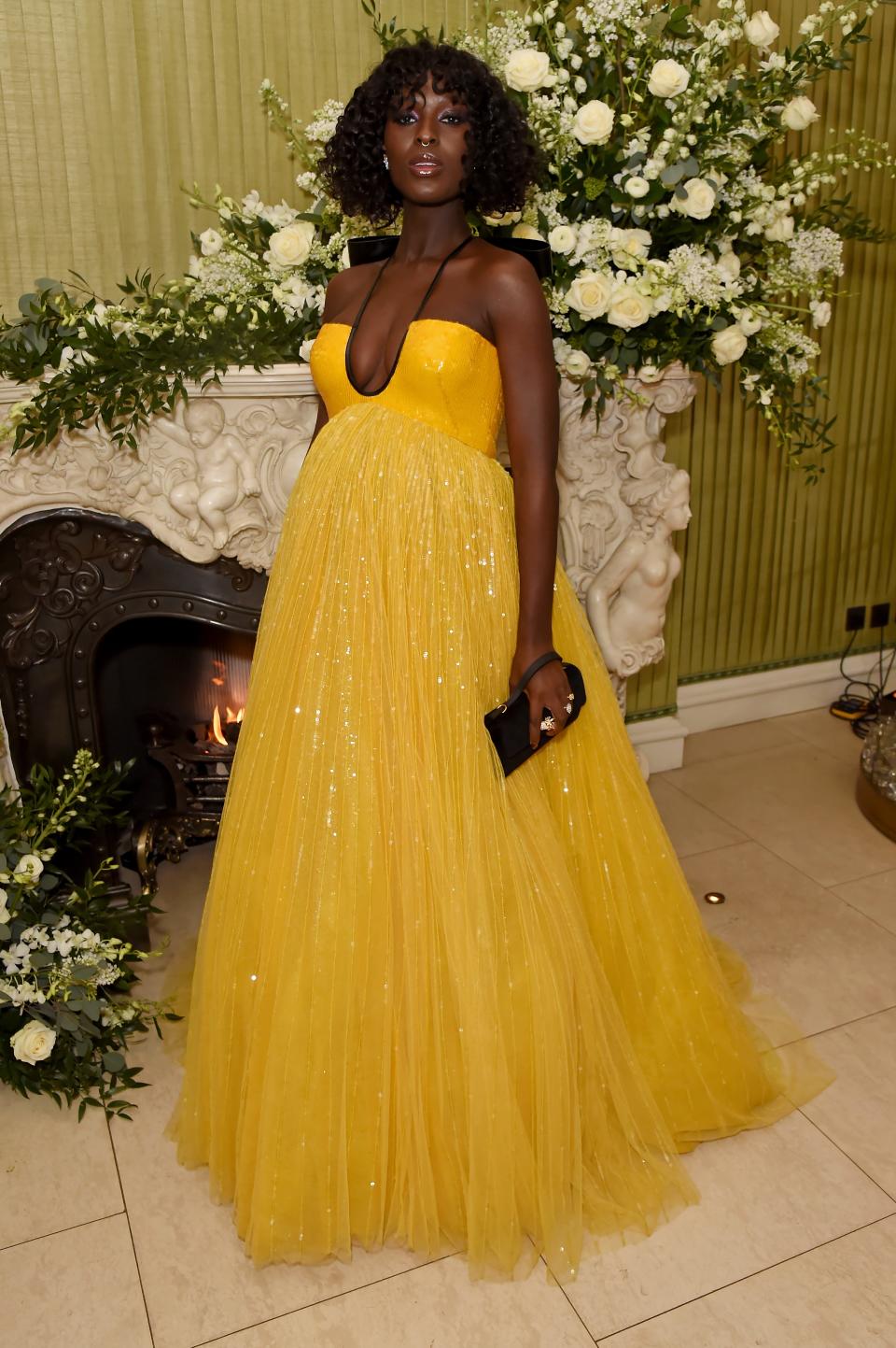 Jodie Turner-Smith attends the British Vogue and Tiffany & Co. Fashion and Film Party on February 2, 2020 in London, England.