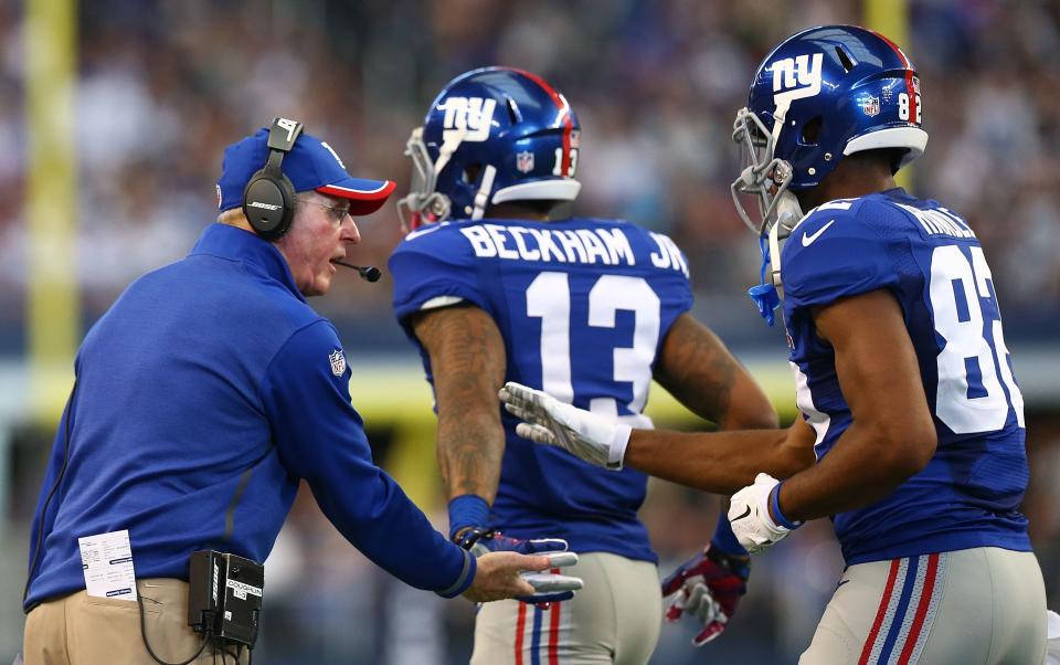 Odell Beckham Jr. delivered two spikes in Week 7 (Photo by Ronald Martinez/Getty Images)