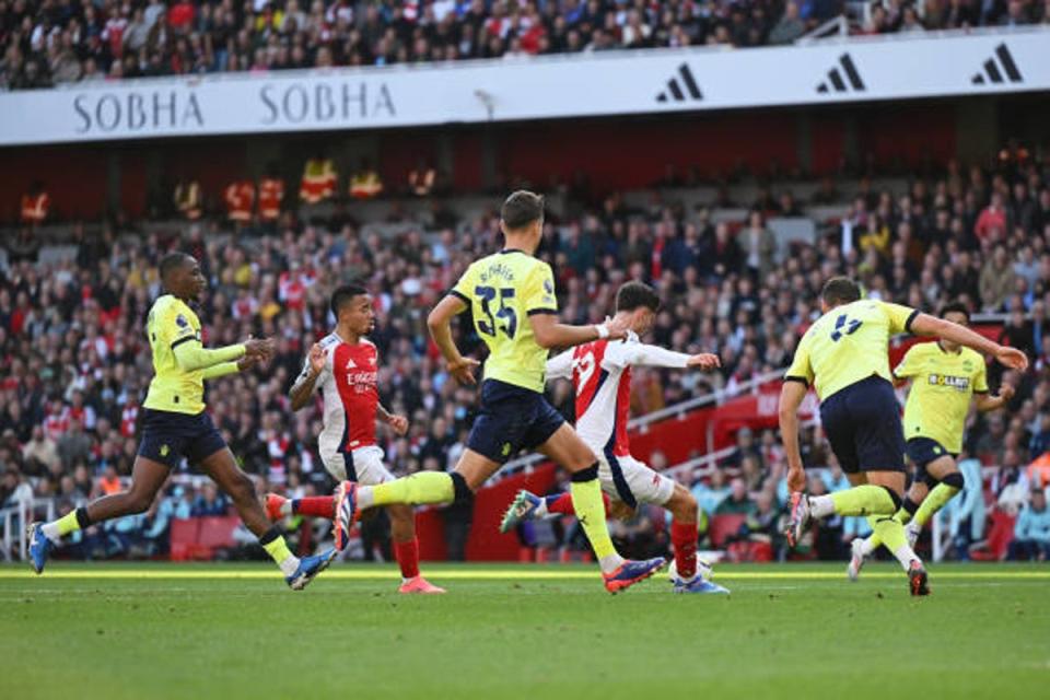 Kai Havertz equalises for Arsenal against Southampton (Getty Images)