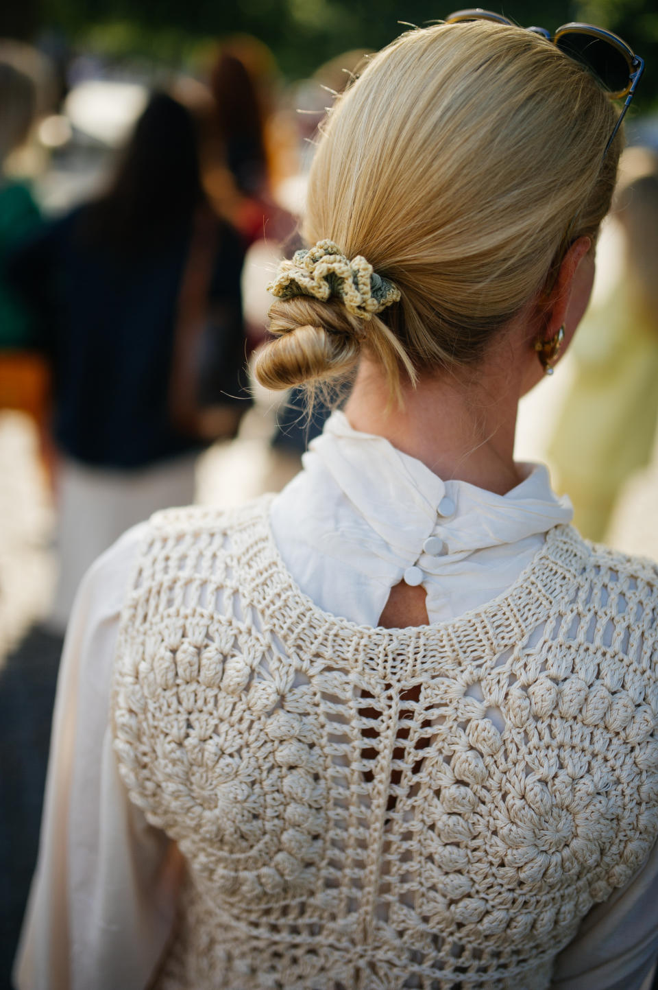 Street style at Copenhagen Fashion Week spring ’22. - Credit: Kuba Dabrowski for WWD