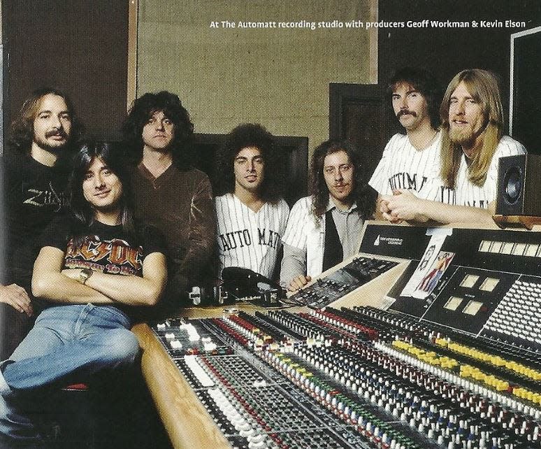 Kevin Elson (second from right) was producer on Journey's "Departure," "Escape," "Captured" and "Frontiers" albums, all big hits in the early 1980s.