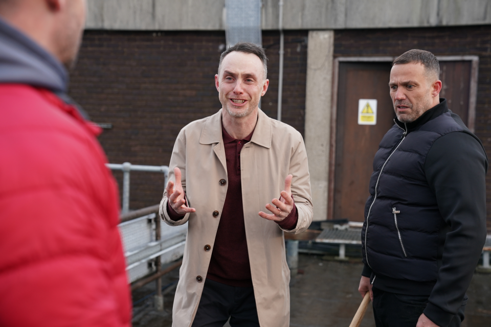 ste hay, james nightingale, warren fox in hollyoaks