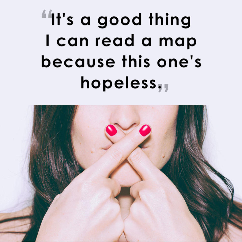 <p>"Your partner should never say is anything in a public setting that puts you down. Often times people like to build themselves up but they do it accidentally (or on purpose) at the expense of someone else." <em>-<a rel="nofollow noopener" href="https://www.amazon.com/Stacey-Greene/e/B01N1XDM33/ref=dp_byline_cont_ebooks_1?tag=syndication-20" target="_blank" data-ylk="slk:Stacey Greene;elm:context_link;itc:0;sec:content-canvas" class="link ">Stacey Greene</a>, relationship expert and author of Stronger Than Broken</em></p><p><span><strong>RELATED: <a rel="nofollow noopener" href="http://www.redbookmag.com/love-sex/relationships/g3851/things-you-should-never-tell-people-about-your-relationship/" target="_blank" data-ylk="slk:7 Things You Should Never Tell People About Your Relationship;elm:context_link;itc:0;sec:content-canvas" class="link ">7 Things You Should Never Tell People About Your Relationship</a></strong></span></p>