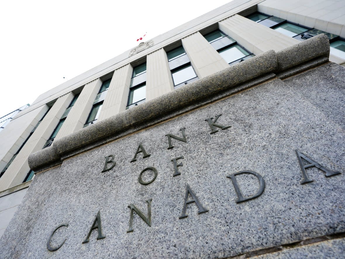 The Bank of Canada is shown in Ottawa on July 12, 2022. The bank is set to release a summary of its deliberations at its latest meeting to decide on interest rates. (Sean Kilpatrick/The Canadian Press - image credit)