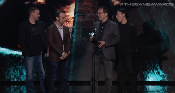 Sekiro: Shadows Die Twice takes the Game of the Year.