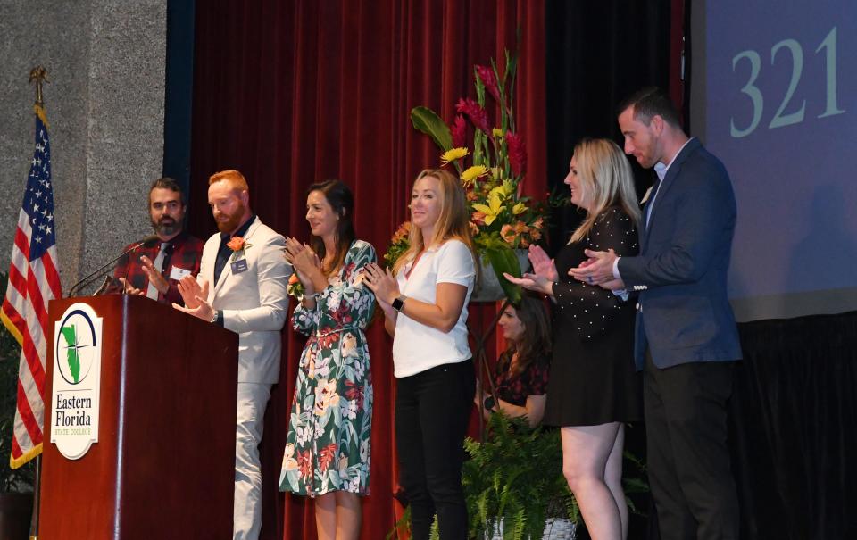 321 Millennials was named Organization of the Year during the FLORIDA TODAY 2018 Volunteer Recognition Awards at the Eastern Florida State College Cocoa campus.