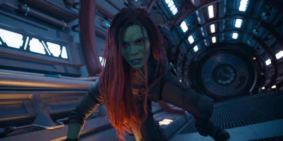 Gamora in Guardians of the Galaxy Vol 3