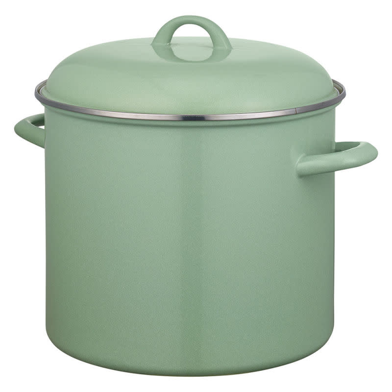 Crofton 12 Qt. Porcelain Enamel Stockpot<p>Aldi</p>