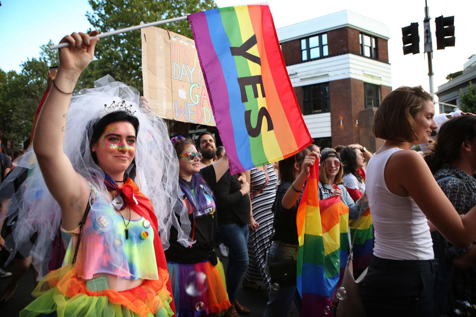 Australians celebrate same-sex marriage vote