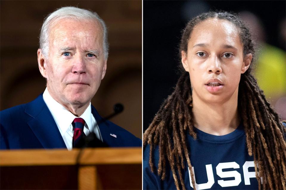 Joe Biden; Brittney Griner