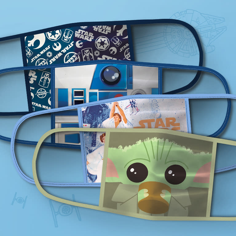 Star Wars Cloth Face Masks 4-Pack Set (Photo: Disney Parks, Experiences and Products)