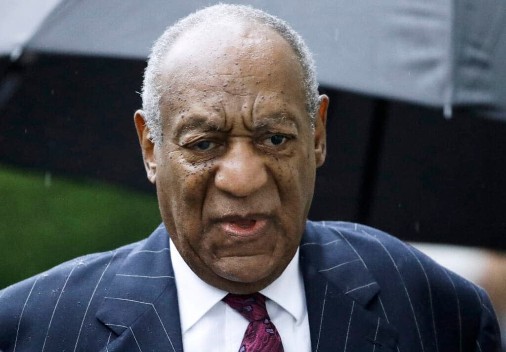 Bill Cosby arrives for a sentencing hearing following his sexual assault conviction at the Montgomery County Courthouse in Norristown Pa., on Sept. 25, 2018. (AP Photo/Matt Rourke, File)