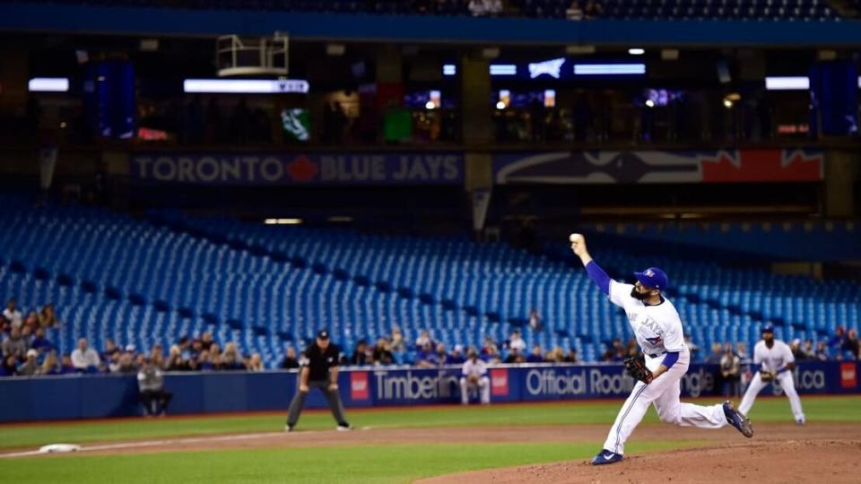 Rogers Centre has not been brimming with fans of late. (CP)