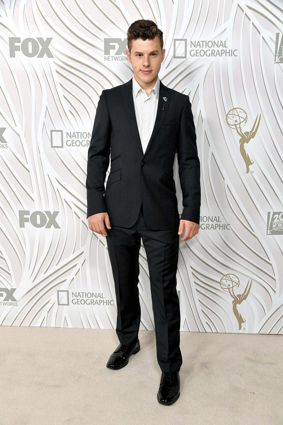 <p>Nolan Gould at the Fox Broadcasting Co., Twentieth Century Fox Television, FX, and <em>National Geographic</em> bash at Vibiana. (Photo: Neilson Barnard/Getty Images) </p>