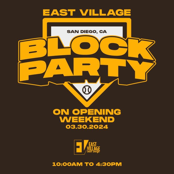 Celebrate the Start of the Padres Season at the 12th Annual East Village Block Party on Opening Weekend (Courtesy: East Village Association)