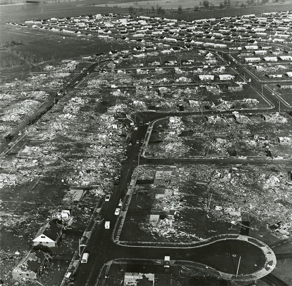 More than 30 people died in the tornado that hit Xenia on April 3, 1974. It also caused $1.1 billion in damage. STAFF