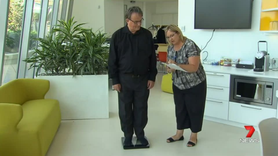 Steven Barnett lost 17kg on the diet and said the results were 'incredible'. Photo: 7 News