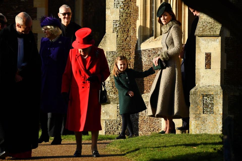 Prince George and Princess Charlotte Make Their Royal Christmas Walk Debut