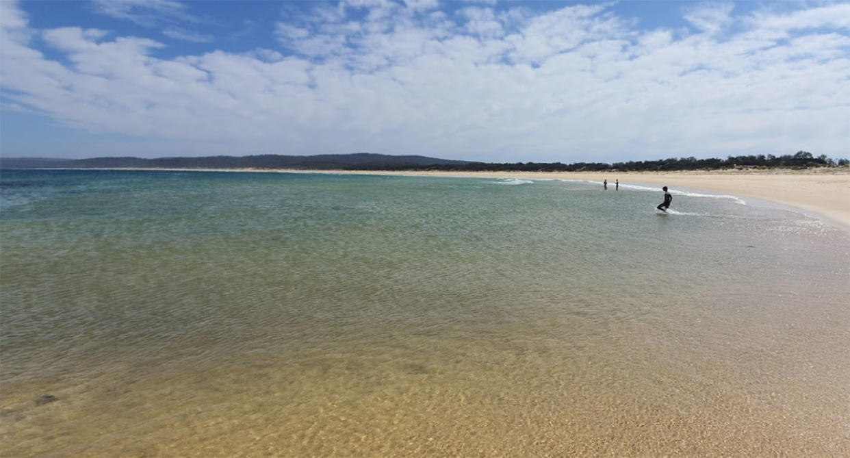 Wallagoot Beach, south of Tathra.