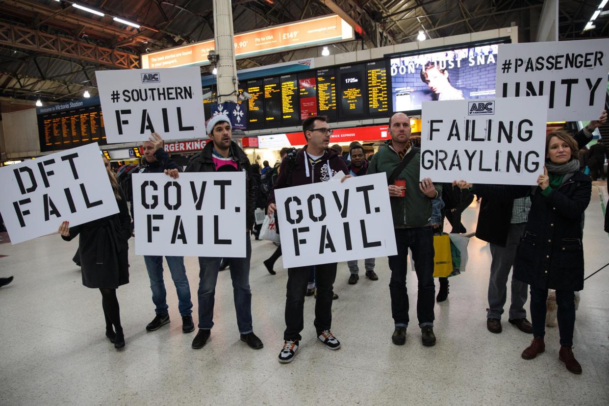 Services operated by Govia Thameslink Railway and Arriva's Northern franchise were all badly affected: Getty Images