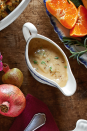 <p>This aromatic gravy is perfect to drizzle all over your turkey, mashed potatoes, vegetables, and anything else you see fit!</p><p><strong><a href="https://www.countryliving.com/food-drinks/a29131148/white-wine-and-rosemary-gravy-recipe/" rel="nofollow noopener" target="_blank" data-ylk="slk:Get the recipe;elm:context_link;itc:0;sec:content-canvas" class="link ">Get the recipe</a>.</strong> </p>