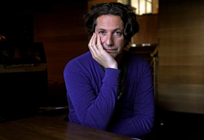 BOSTON - APRIL 3: Jonathan Glazer (shown here at the Elliott Hotel) is the director of the movie "Under the Skin." (Photo by Suzanne Kreiter/The Boston Globe via Getty Images)