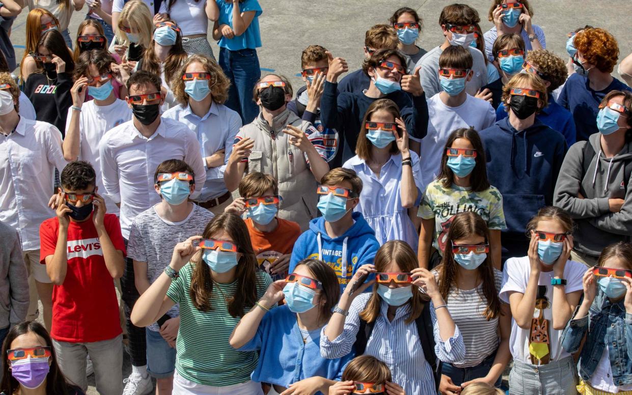 Secondary school children in Belgium will soon be able to list their gender as "neutral" when they enroll - KURT DESPLENTER /AFP