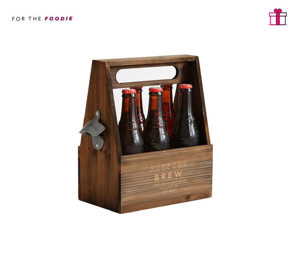 Wooden beer carrier