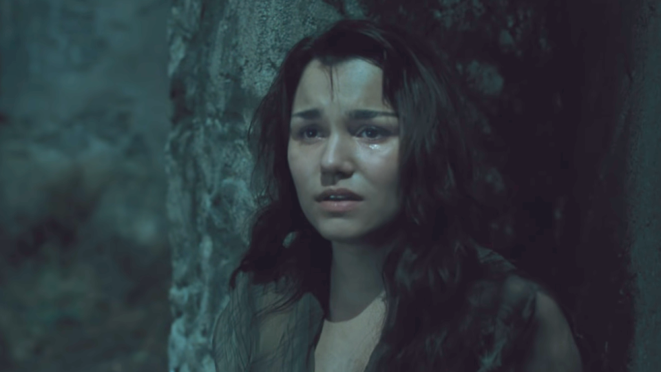 Samantha Barks in Les Miserables.