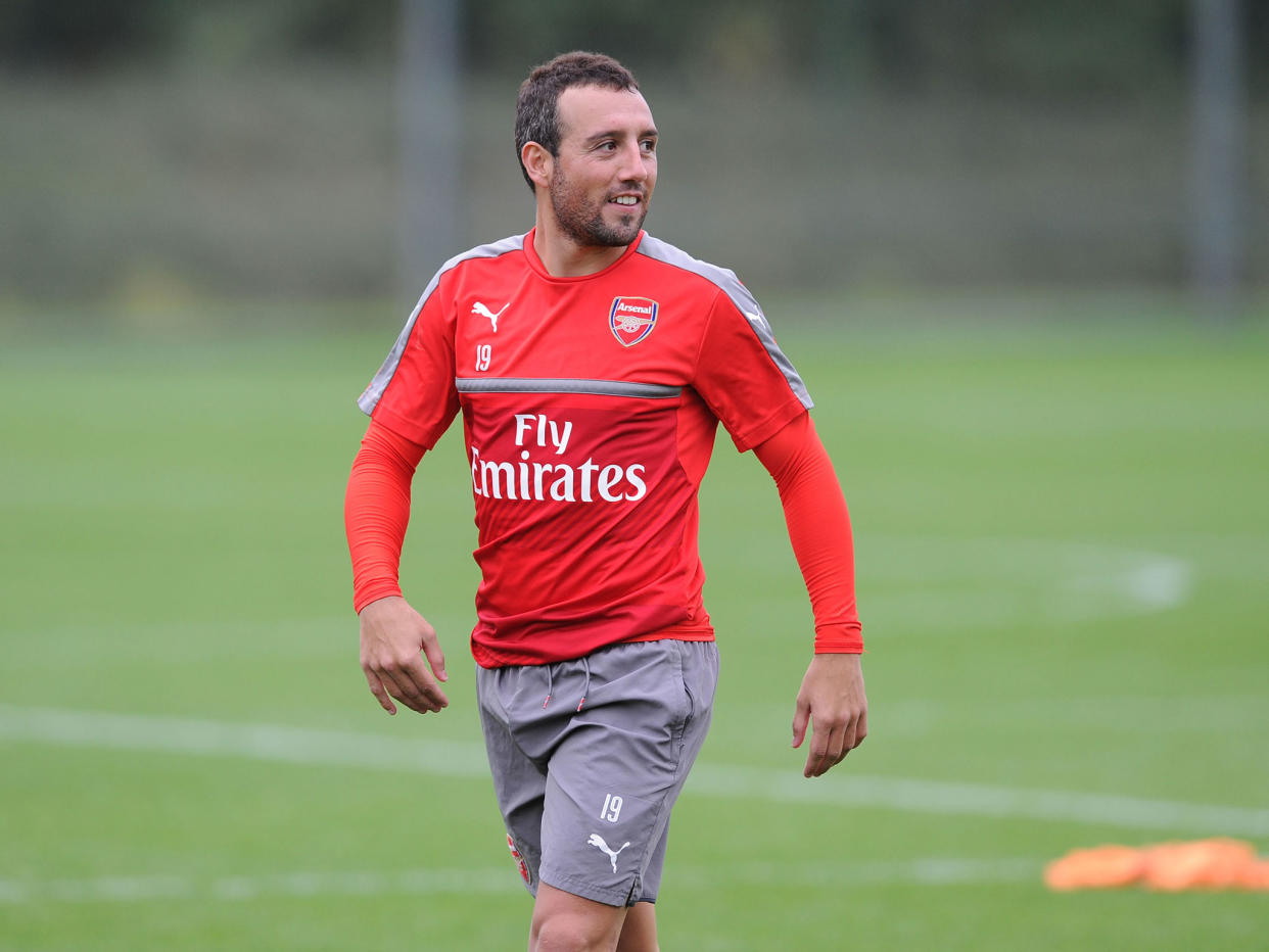 Santi Cazorla does not know when he will return for Arsenal and is likely to miss the start of the season: Getty