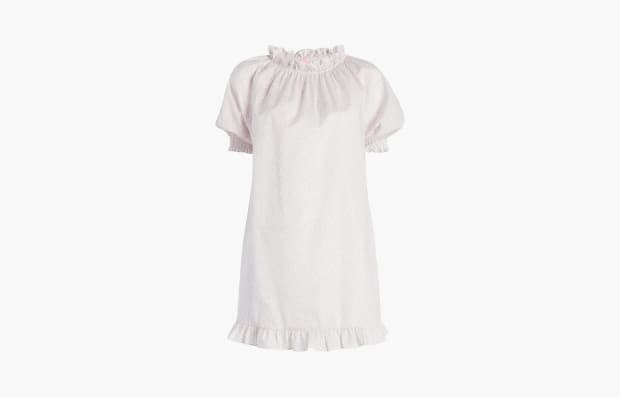 The Katherine Nap Dress, $75, <a href="https://www.hillhousehome.com/collections/loungewear/products/the-katherine-nightgown?variant=16682705027115" rel="nofollow noopener" target="_blank" data-ylk="slk:available for preorder here;elm:context_link;itc:0;sec:content-canvas" class="link ">available for preorder here</a>.